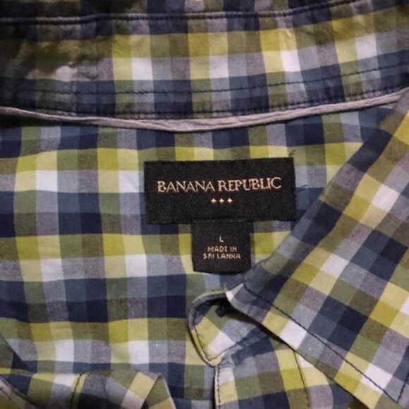 Banana Republic Men's Button Front Shirt - Size L - Picture 4 of 5